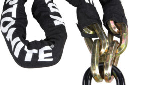 KRYPTONITE NY FAGHETTABOUDIT CHAIN/DISC LOCK 5FT BLACK/YELLOW