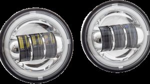 LETRIC LIGHTING CO 4.5" LED PASSING LIGHTS HALO CHROME