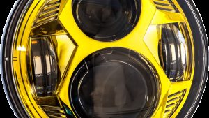 LETRIC LIGHTING CO 5.75" LED GOLD HEADLIGHT