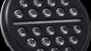 LETRIC LIGHTING CO 7" LED BUCKSHOT MINI-MULTI BLACK W/ MNT ADAPTER