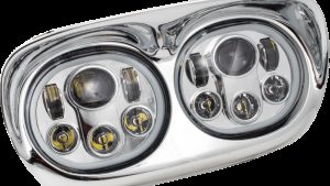 LETRIC LIGHTING CO LED HEADLIGHT CHR/CHR HALO FLTR `98-13