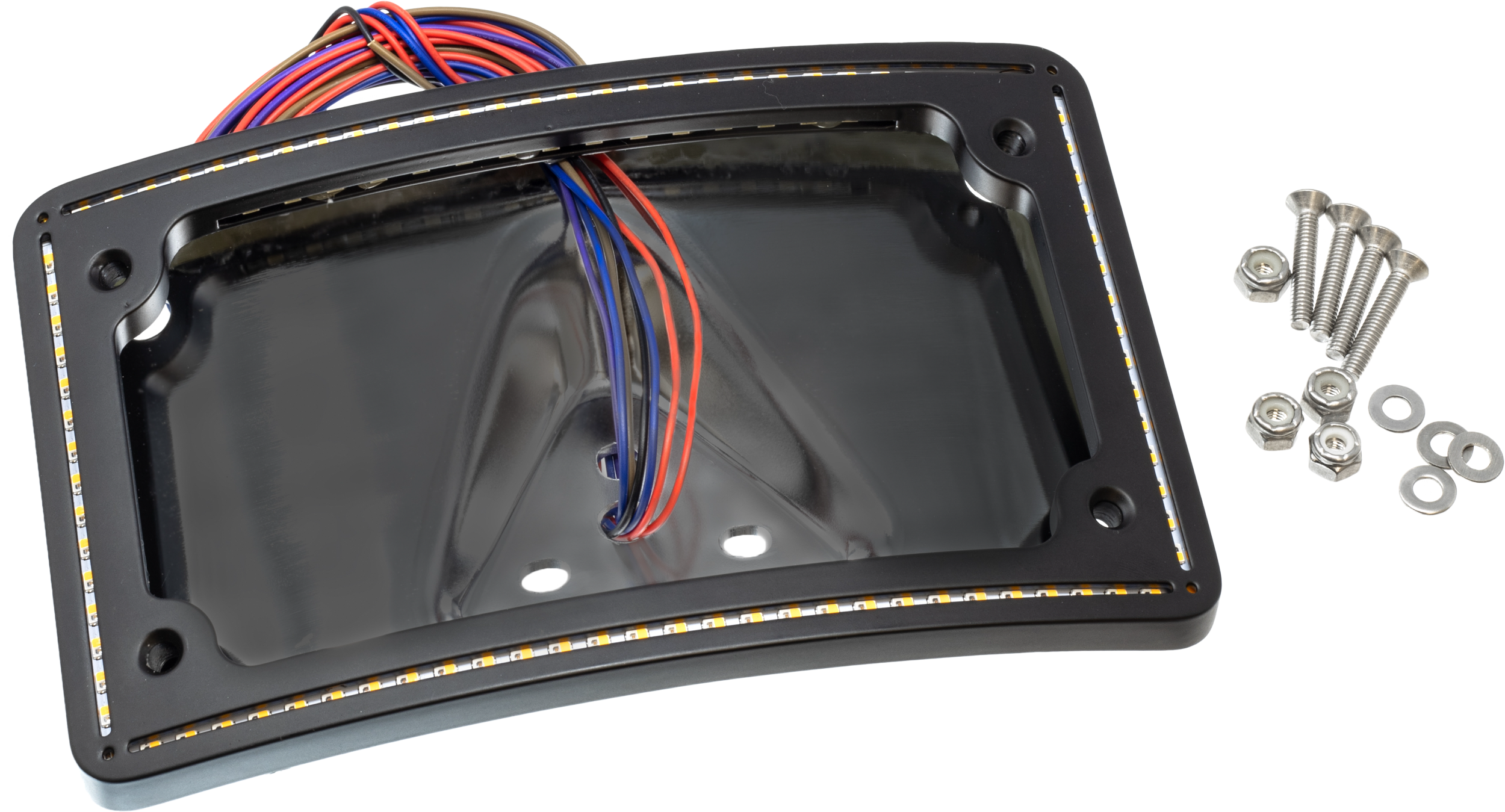 LETRIC LIGHTING CO PERFECT PLATE LIGHT CURVE BLK FLH/FLT `14-UP