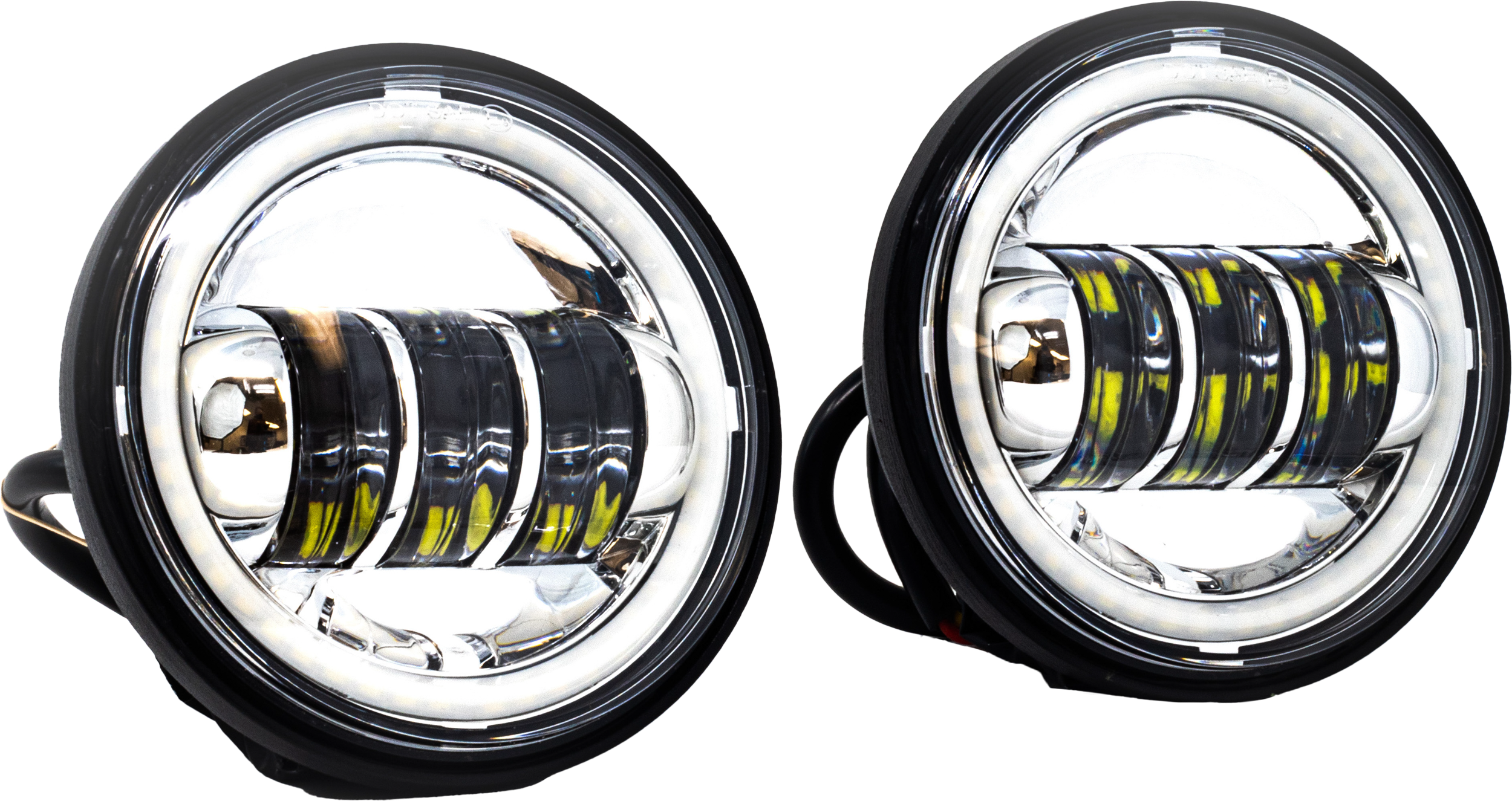 LETRIC LIGHTING CO 4.5" PASSING LAMPS CHROME HALO INDIAN