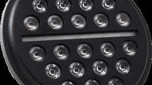 LETRIC LIGHTING CO 7" LED BUCK SHOT HEADLIGHT BLK INDIAN