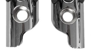 LINDBY CLAMP-ON PEGS CHR W/ RUBBER STRIPS