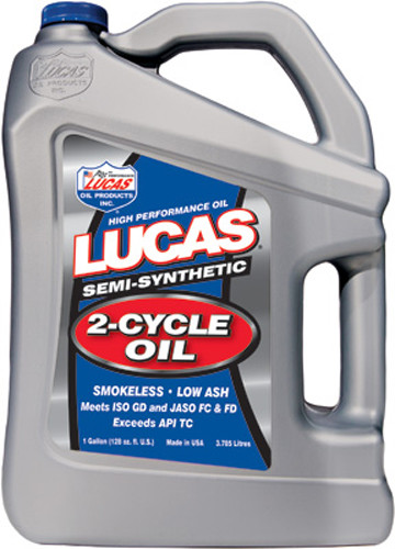 LUCAS SEMI-SYNTHETIC OIL 2T 1GAL
