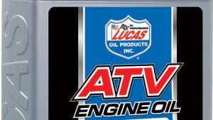 LUCAS SEMI-SYNTHETIC ATV ENGINE OIL 10W40QT