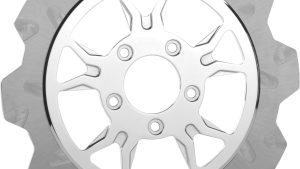 LYNDALL BRAKES B-52 RR 11.5 ROTOR CHR/SILVER CROWN CUT