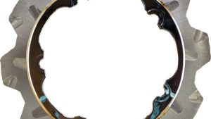 LYNDALL BRAKES HIGH CARBON STEEL PHOENIX FRONT ROTOR CHROME 11.8"