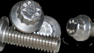 LYNDALL BRAKES 12 POINT FRONT ROTOR BOLTS MACHINED FINISH  5/16-18X1