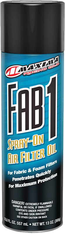 MAXIMA FAB 1 SPRAY-ON AIR FILTER OIL 13OZ