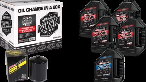 MAXIMA V-TWIN SYN OIL CHANGE KIT XL BLACK FILER