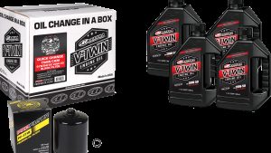 MAXIMA V-TWIN SYN QUICK CHANGE KIT TC BLACK FILER