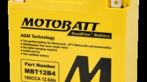 MOTOBATT BATTERY MBT12B4 SEALED FACTORY ACTIVATED