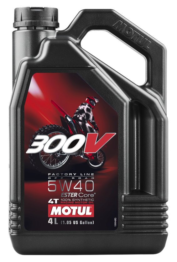 MOTUL 300V COMPETITION SYNTHETIC OIL 4T 5W40 4-1 1L OFFROAD