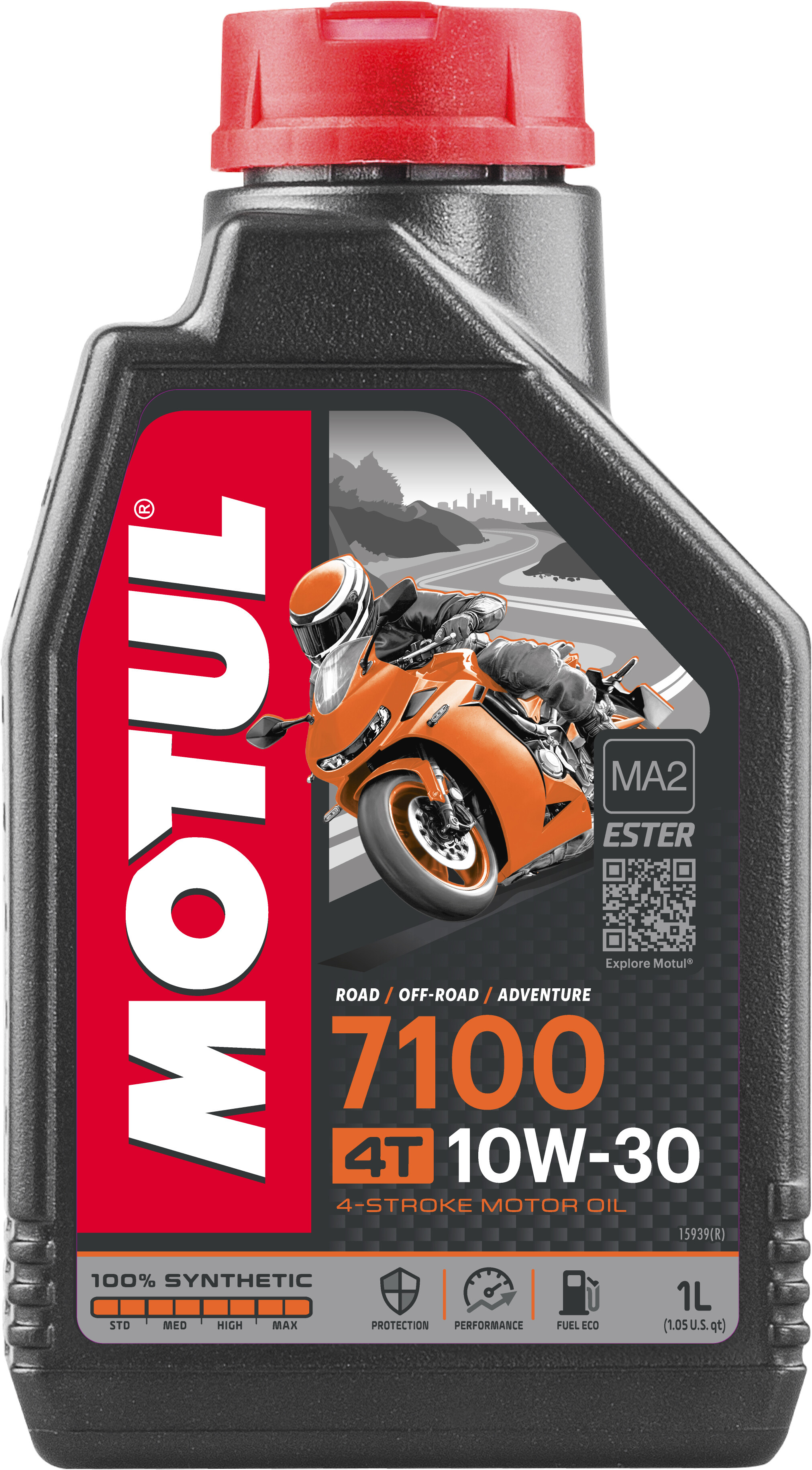MOTUL 7100 OIL 4T 10W30 1L 12/CASE