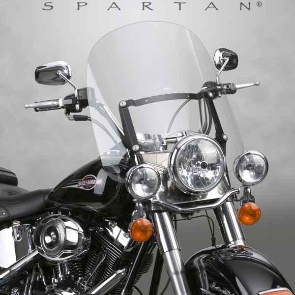 NATIONAL CYCLE SPARTAN WINDSHIELD 18.5" CLEAR QUICK RELEASE