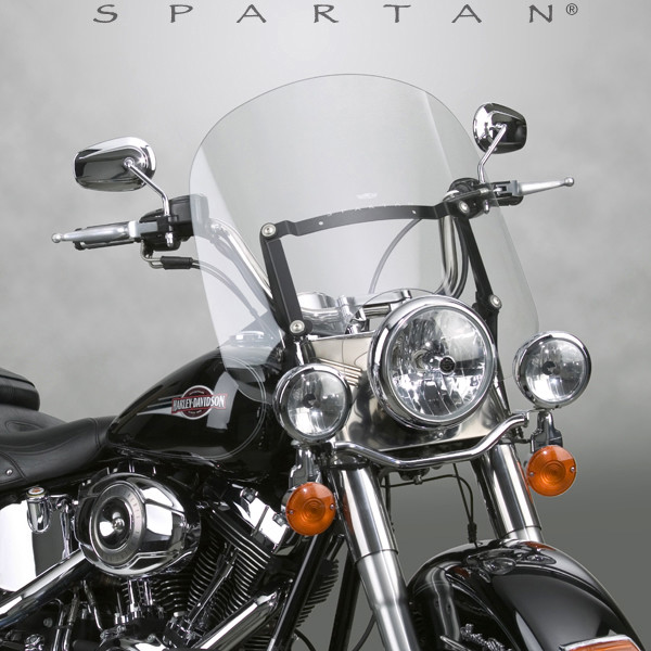 NATIONAL CYCLE SPARTAN WINDSHIELD 17" CLEAR QUICK RELEASE