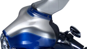 NATIONAL CYCLE WAVE WINDSCREEN 10" CLEAR FLH 96-13