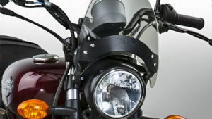 NATIONAL CYCLE FLYSCREEN WINDSCREEN SMOKE BLACK HARDWARE