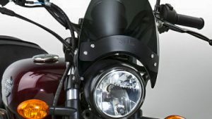 NATIONAL CYCLE FLYSCREEN WINDSCREEN DARK SMOKE BLACK HARDWARE