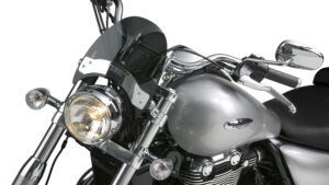 NATIONAL CYCLE FLYSCREEN WS DARK SMOKE CHROME HARDWARE