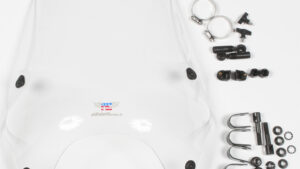 NATIONAL CYCLE STREET SCREEN 7/8"-1" CLEAR U-CLAMP