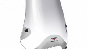 NATIONAL CYCLE STREET SCREEN 1.25" CLEAR QUICKSET