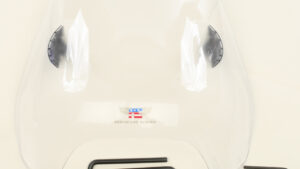 NATIONAL CYCLE DEFLECTOR SCREEN 1" CLEAR QUICKSET