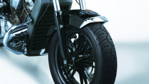 NATIONAL CYCLE FRONT FENDER FRONT/REAR TIP CHROME INDIAN