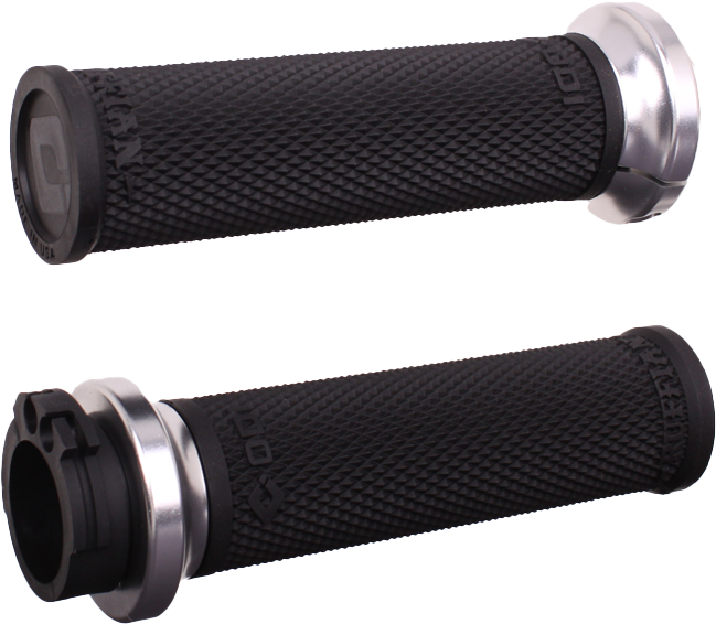 ODI RUFIAN GRIPS CABLE 1" BLACK/SILVER