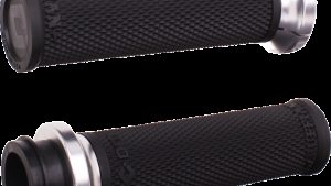 ODI RUFIAN GRIPS TBW 1" BLACK/SILVER