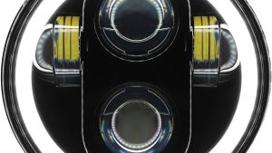 PATHFINDER 5 3/4" LED HEADLIGHT WITH FULL HALO BLACK