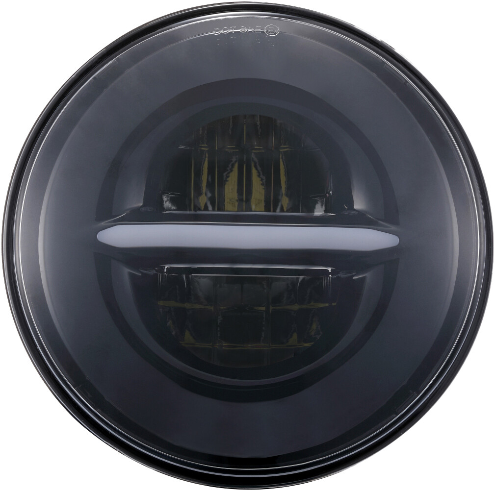 PATHFINDER CLASSIC LED HEADLIGHT 7" W/DRL BLACK