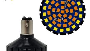 PATHFINDER BULLET ULTRA BRIGHT LED WHITE/AMBER 1157 STYLE EA