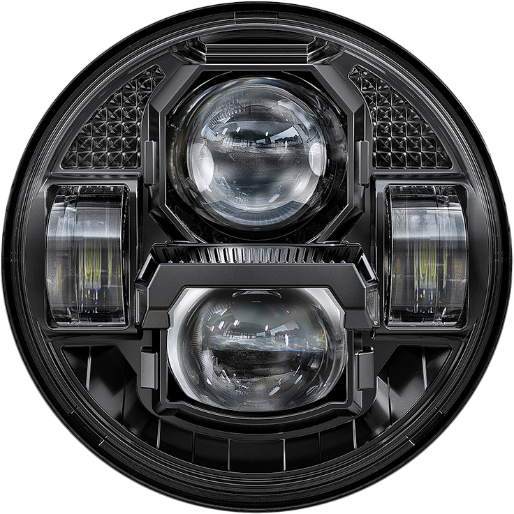 PATHFINDER 5 3/4" LED HEADLIGHT RUGGED ULTRA VIEW BLACK