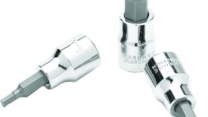 PERFORMANCE TOOL 8 PC 3/8" MET HEX BIT SET