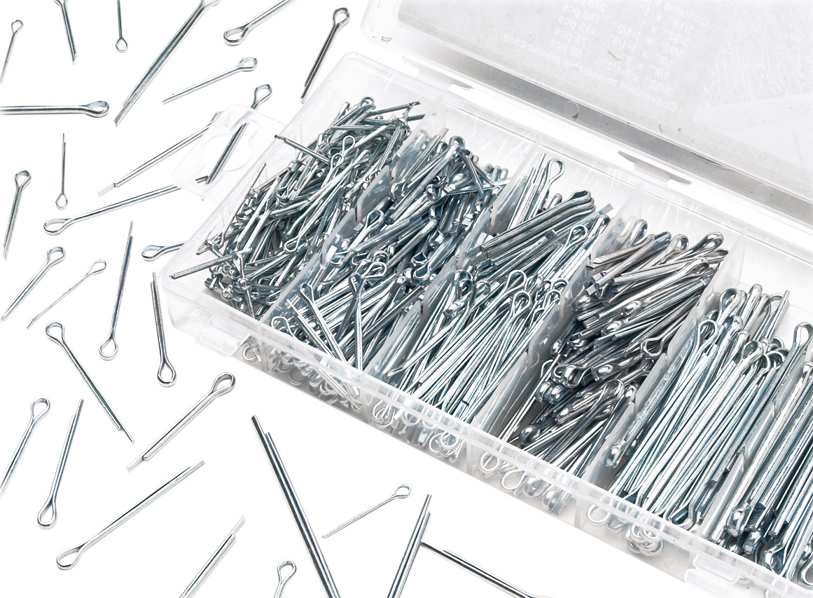 PERFORMANCE TOOL COTTER PIN ASSORTMENT 560 PC