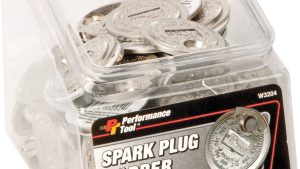 PERFORMANCE TOOL SPARK PLUG GAP TOOL 50/PK W/FISHBOWL COUNTER DISPLAY