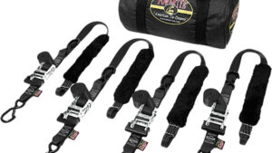 POWERTYE FAT STRAP TRAILER KIT BLACK 1.5"X6.5'