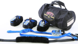 POWERTYE FAT STRAP TRAILER KIT BLUE 1.5"X6.5'