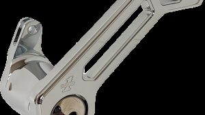 PRO ONE T-REX SHORTY BRAKE ARM CHROME `08-13 TOURING