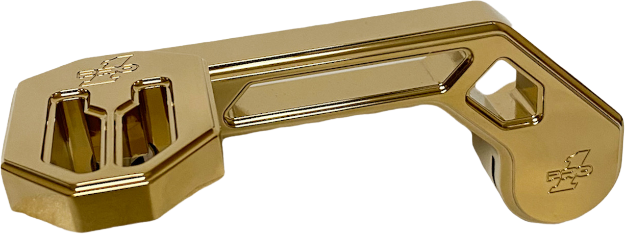 PRO ONE T-REX SHORTY SHIFTER ARM GOLD `14-22 TOURING