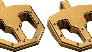 PRO ONE PRO PEG BMX V1 MINI FBOARD GOLD TITANIUM NITRIDE