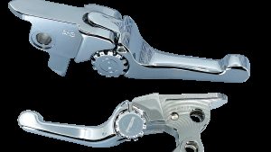 PSR ANTHEM SHORTY LEVER SET CHROME FLT 21-24 CABLE CLUTCH