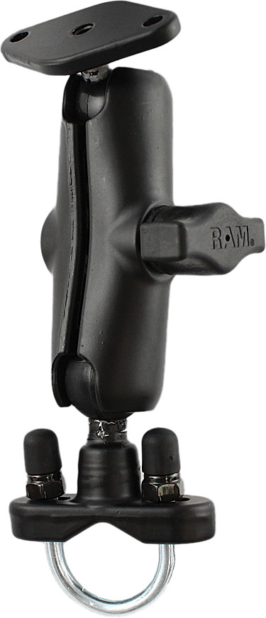 RAM HANDLEBAR RAIL MOUNT W/STAINLESS STEEL U-BOLT BASE