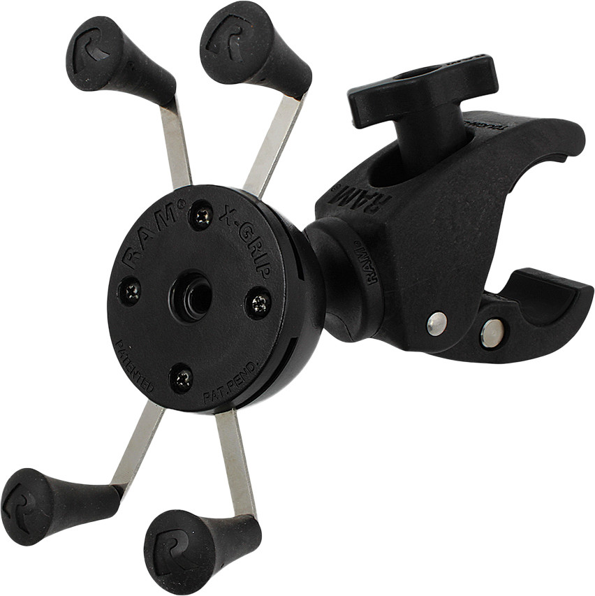 RAM TOUGH-CLAW MOUNT W/UNIVERSAL X-GRIP PHONE CRADLE