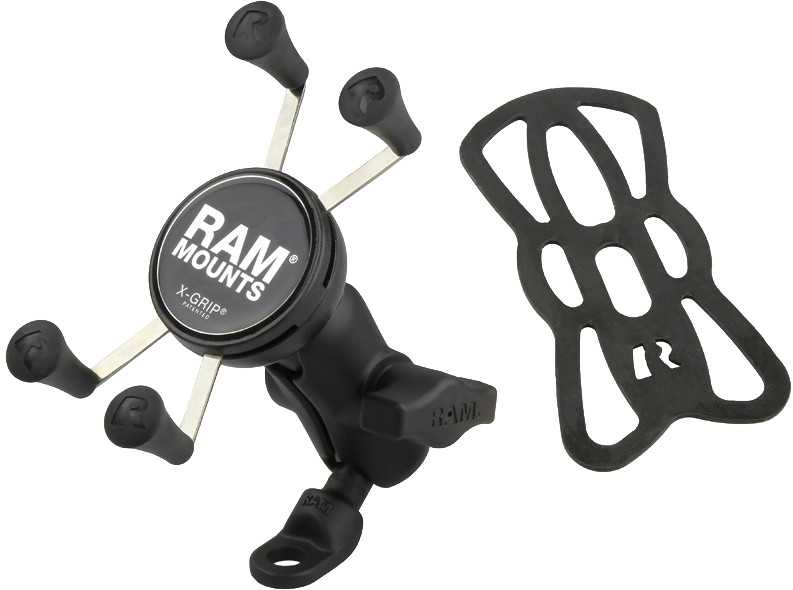 RAM X-GRIP PHONE MOUNT W/9MM ANGLED BOLT HEAD ADAPTER