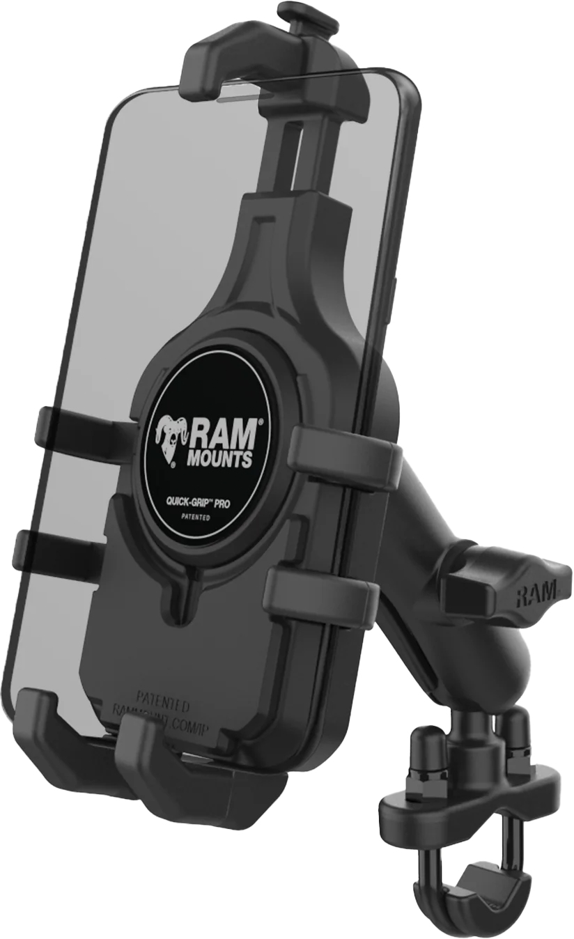 RAM QUICK-GRIP PRO HANDLEBAR PHONE MOUNT MED
