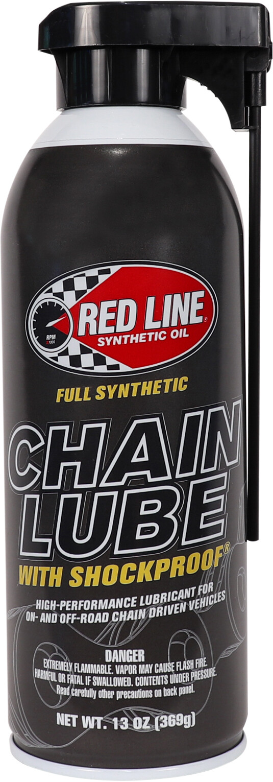 RED LINE CHAIN LUBE /W SHOCKPROOF 13OZ 6/CASE